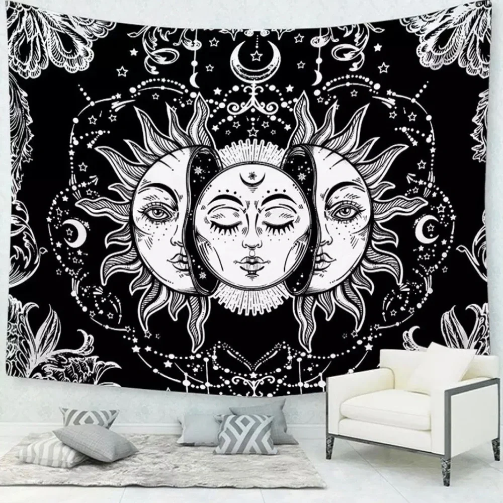 Sun And Moon Cosmic Tapestry